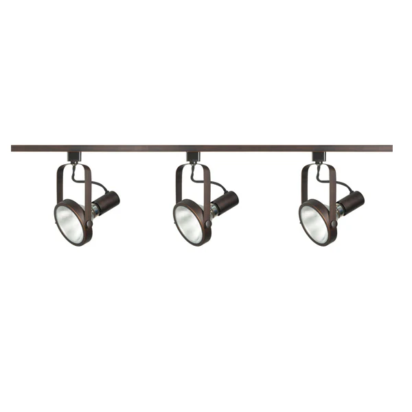 Nuvo TK362 Russet Bronze 3 Light - PAR30 - Gimbal Ring Track Kit