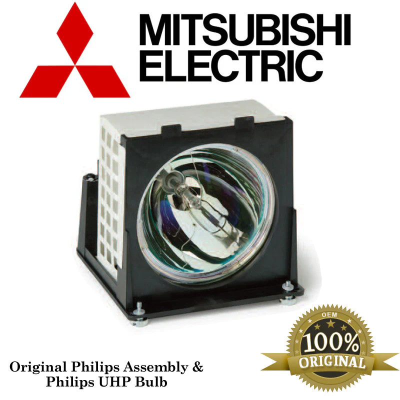 Original Mitsubishi WD62825G TV Assembly with Philips Cage and UHP Bulb - Image 2