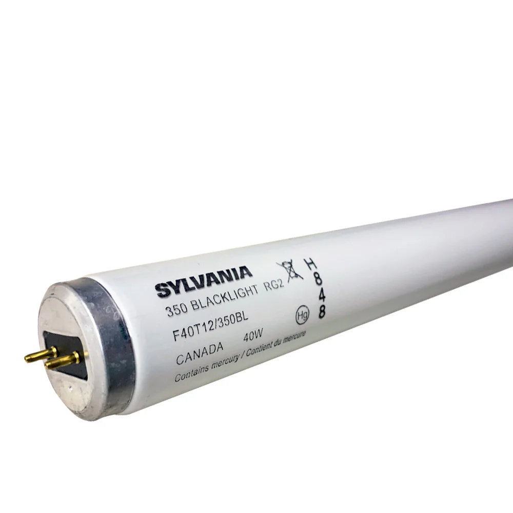 OSRAM 24922 F40/350BL ECO 40W T12 48 in. rapid start fluorescent Blacklight Lamp