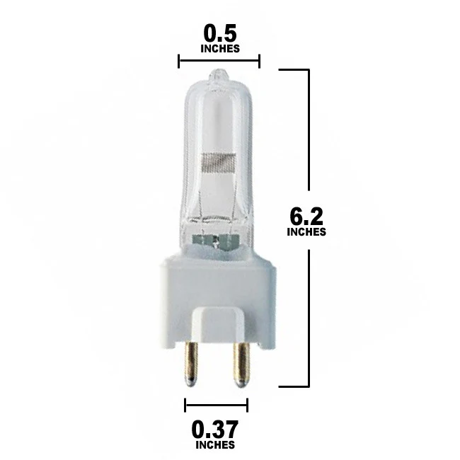 OSRAM 64654 HLX 250W 24V GY9.5 T4 Halogen Light Bulb - Image 2