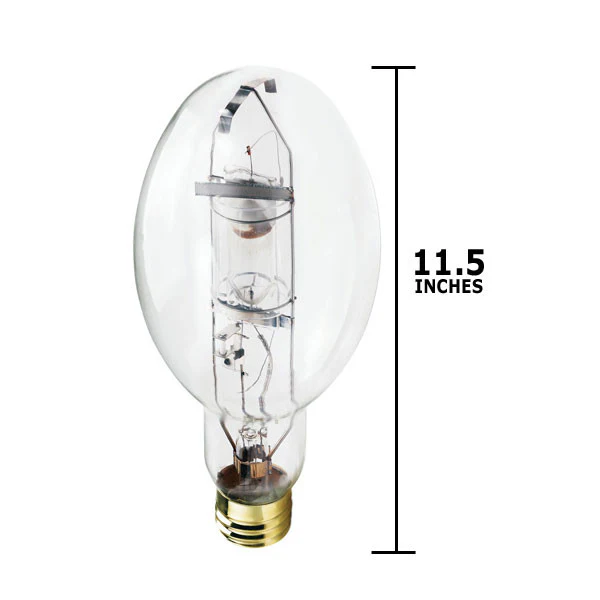 Philips 400w ED37 4000K Cool White E39 Mogul M59/O Metal Halide Light Bulb - Image 2