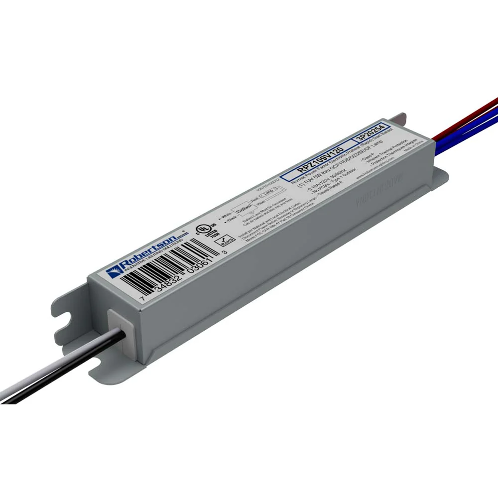 Robertson RPZ109V120 Electronic Rapid Start Ballast 120V