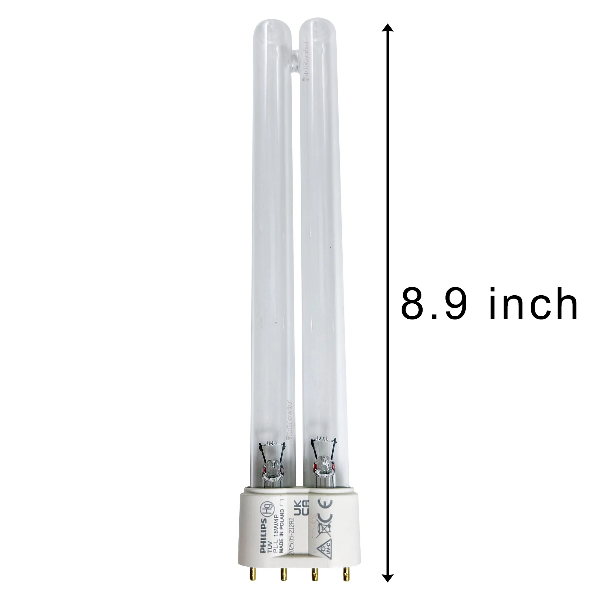 Sankyo Denki GPL18/K Germicidal UV Replacement bulb - Philips OEM bulb - Image 2