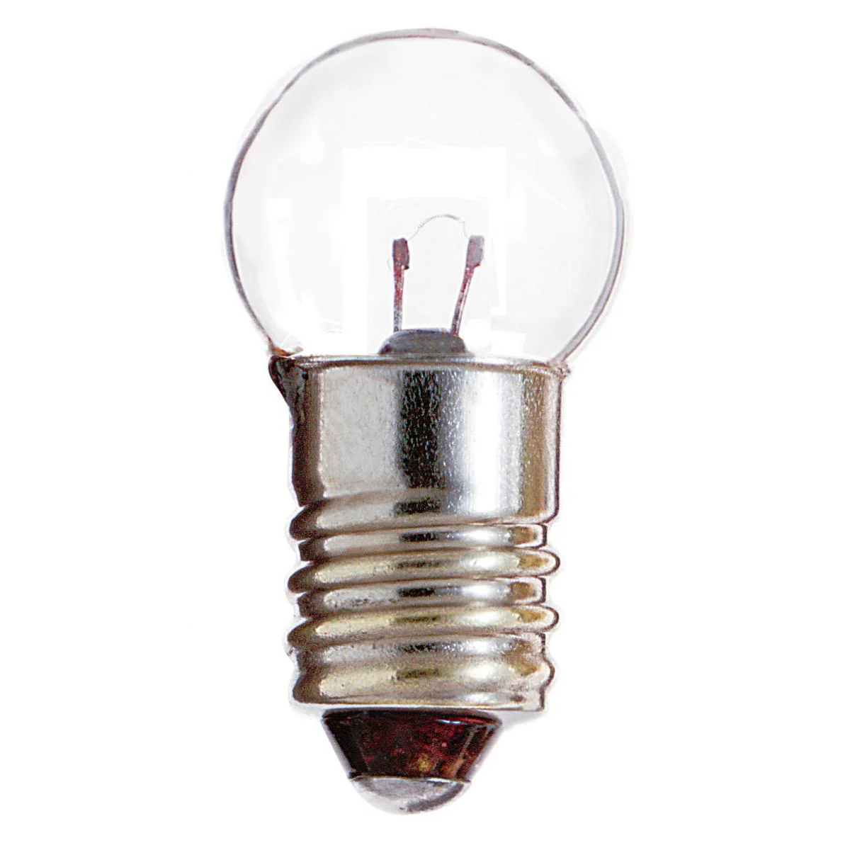 Satco 1.47w miniature G4.5 E10 Miniature Screw base 4.9v Clear Finish Bulb