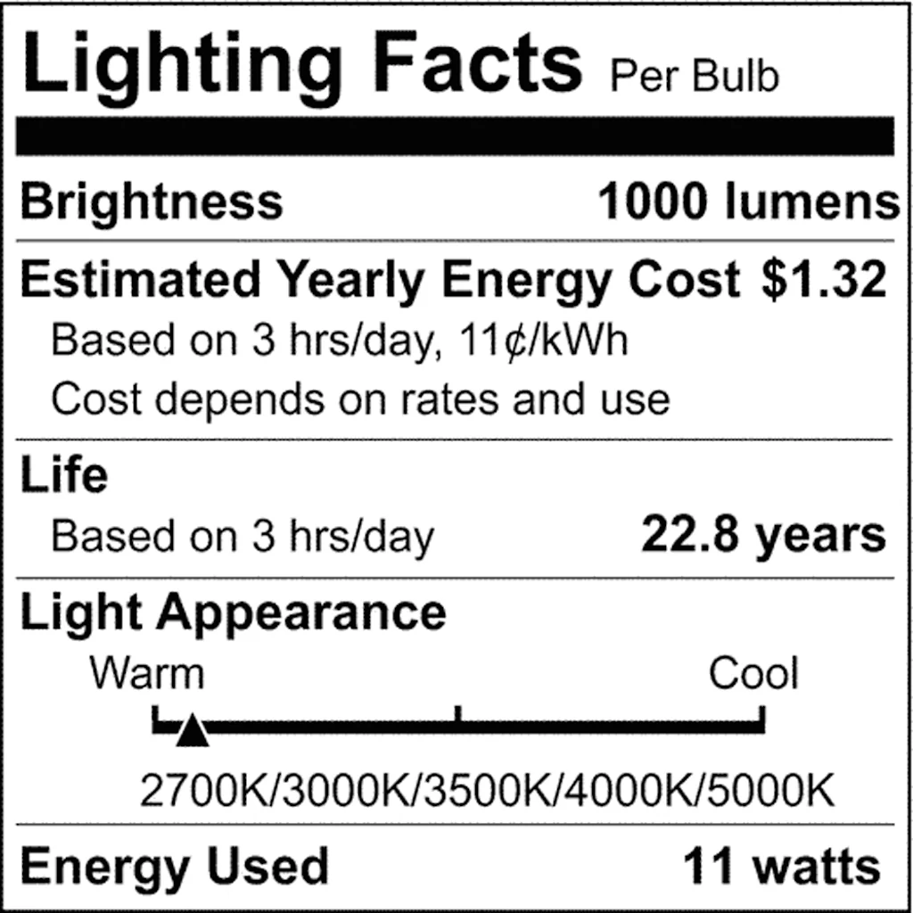 Satco 11w PAR30LN LED E26 Base 25deg 120v CCT Tunable Silver Finish Bulb - Image 7