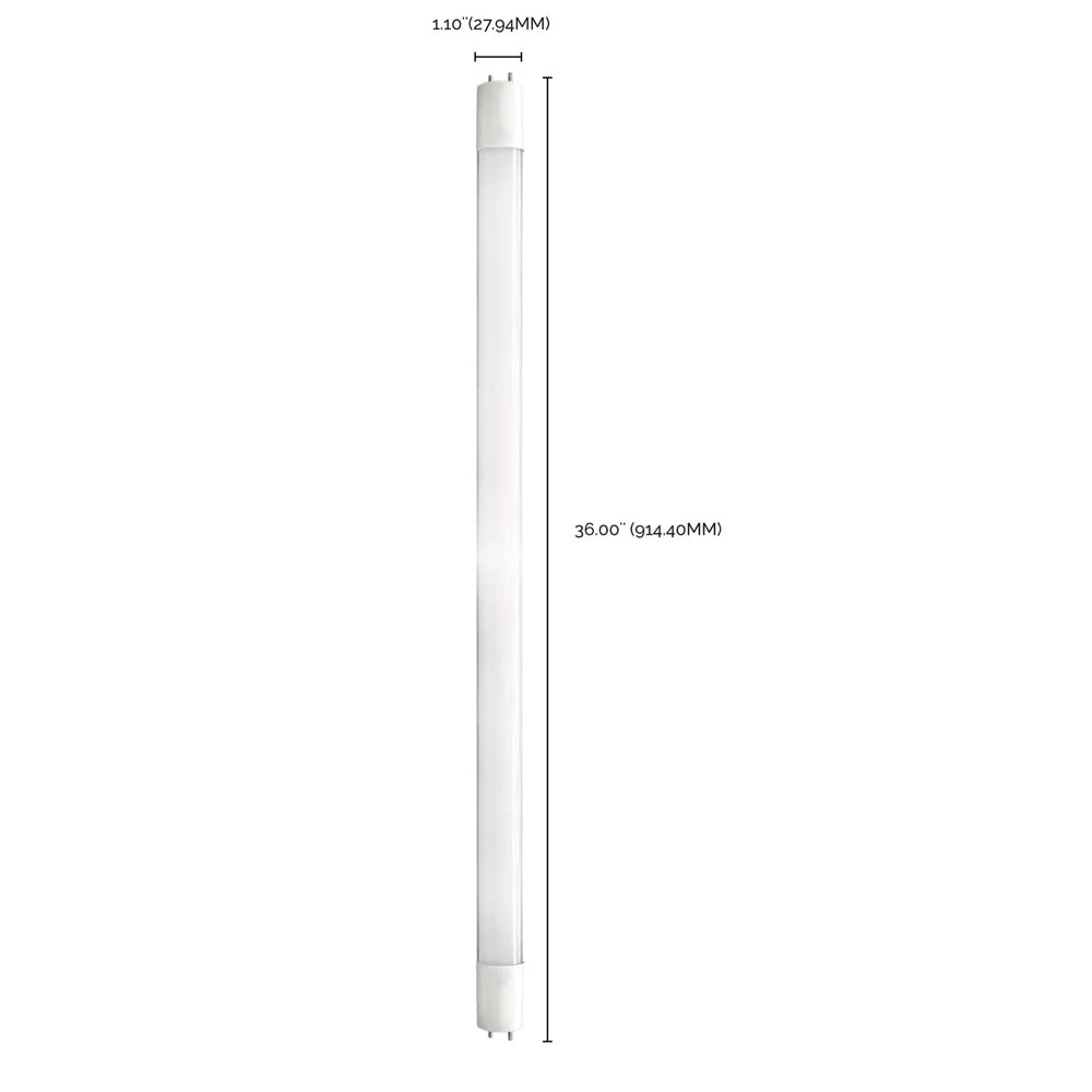 Satco 12 36in T8 LED Tube 4000K 1450LM G13 Base Ballast Bypass - Image 4