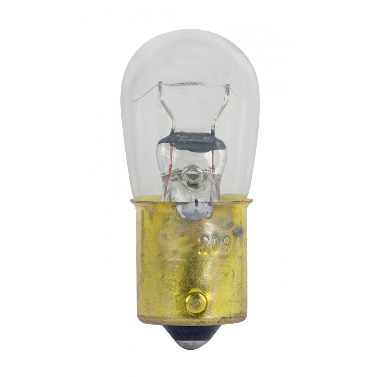 Satco 12.8w B6 miniature BA15s Bayonet Single Contact Base 12.8v Clear Bulb