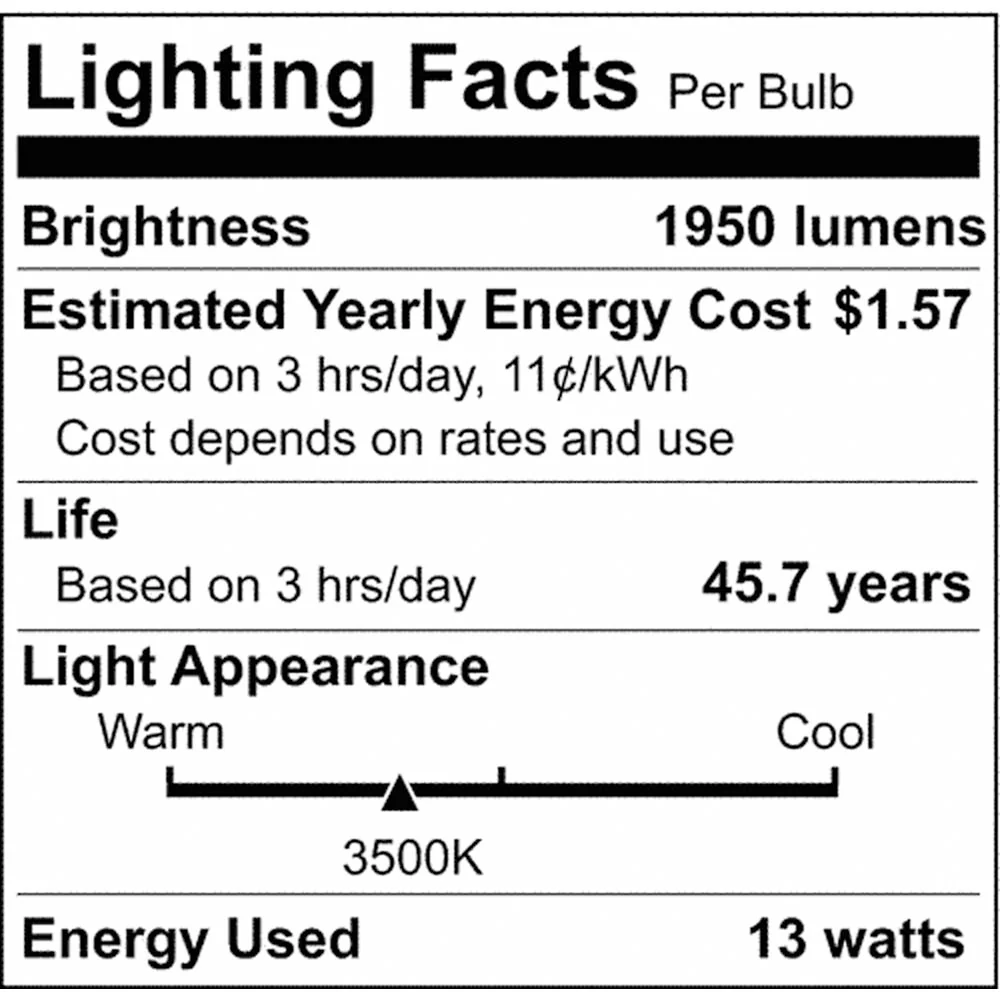 Satco 13w T8 U-Bend LED Tube G13 Medium bi-pin base 1950lm 3500K Neutral White - Image 5