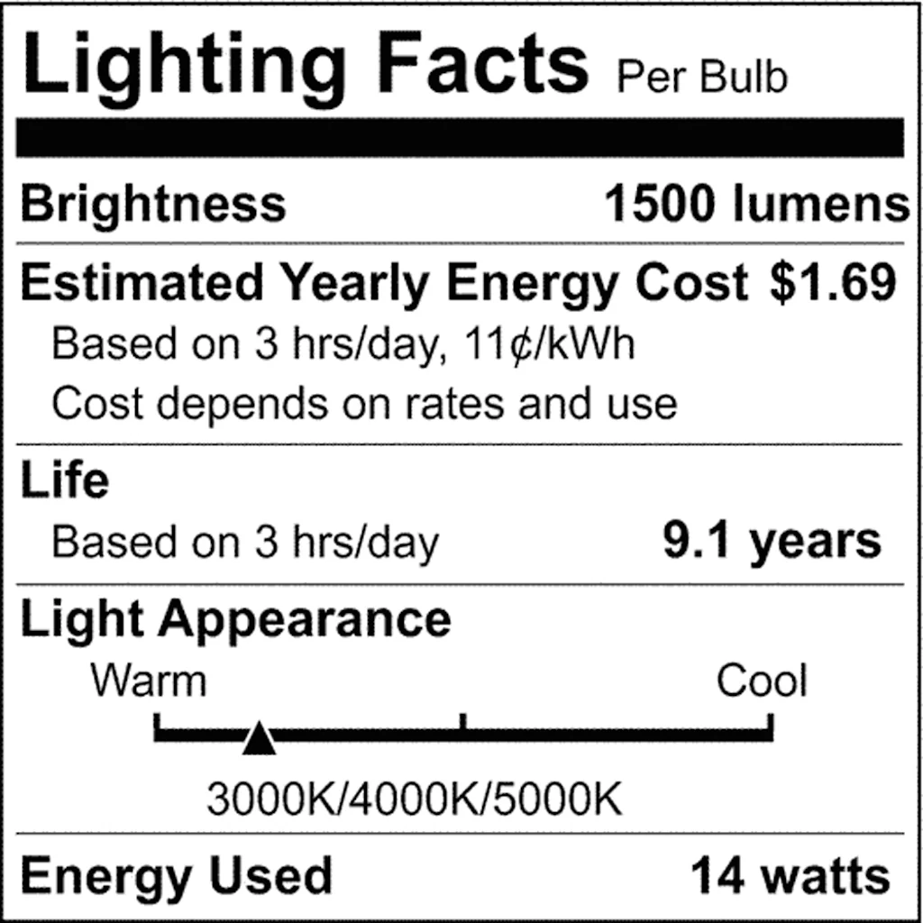 Satco 14w A19 LED 120v CCT Selectable 90 CRI White Finish Bulb - Image 8