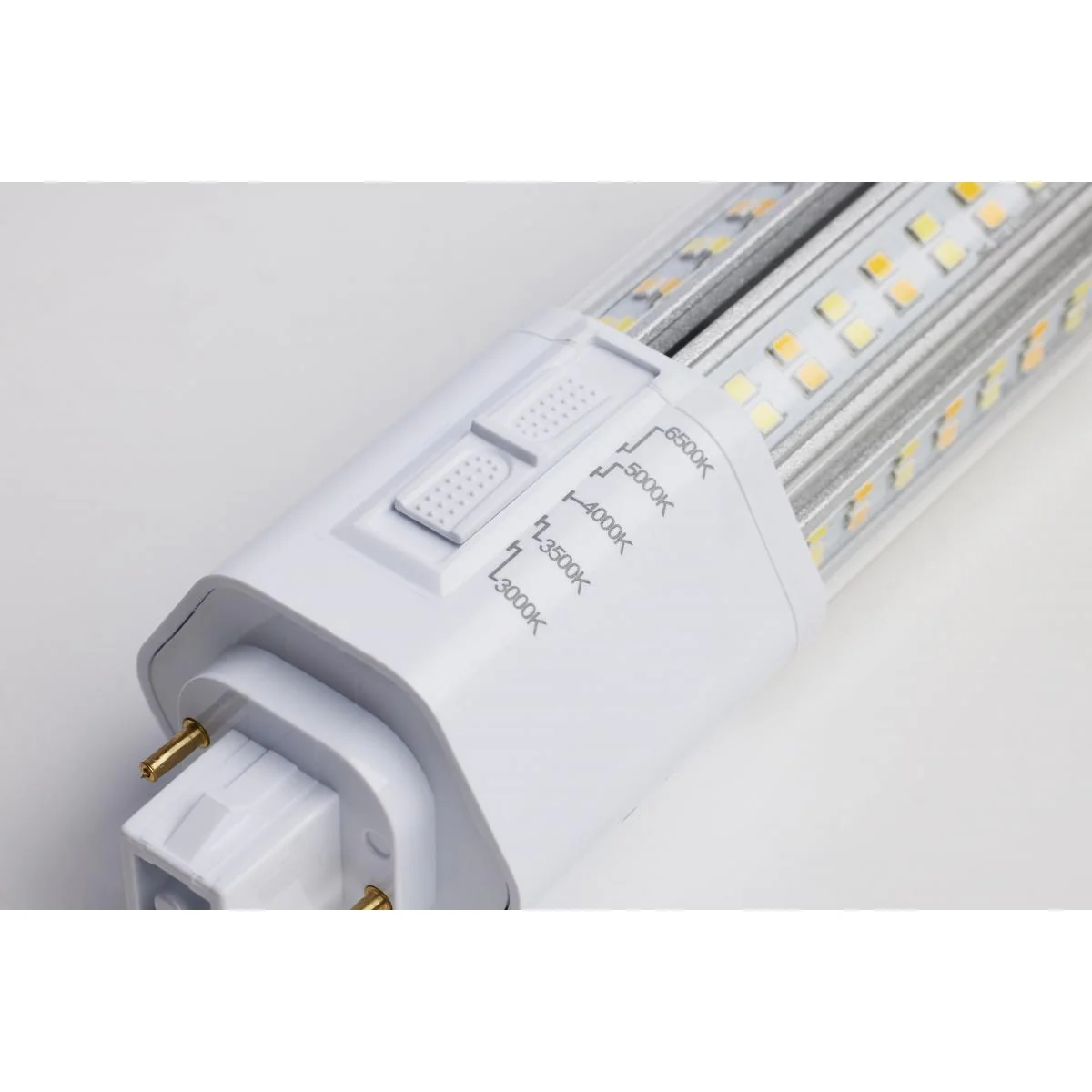 Satco 22w LED PL 2-Pin G24d CCT Tunable 120-277v White Finish Type B Bulb - Image 3