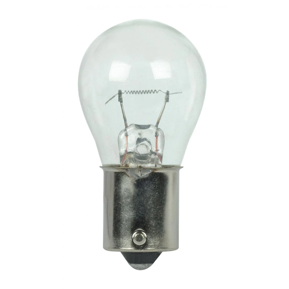 Satco 25.2w S8 miniature BA15s Bayonet Single Contact Base 28v Clear Bulb