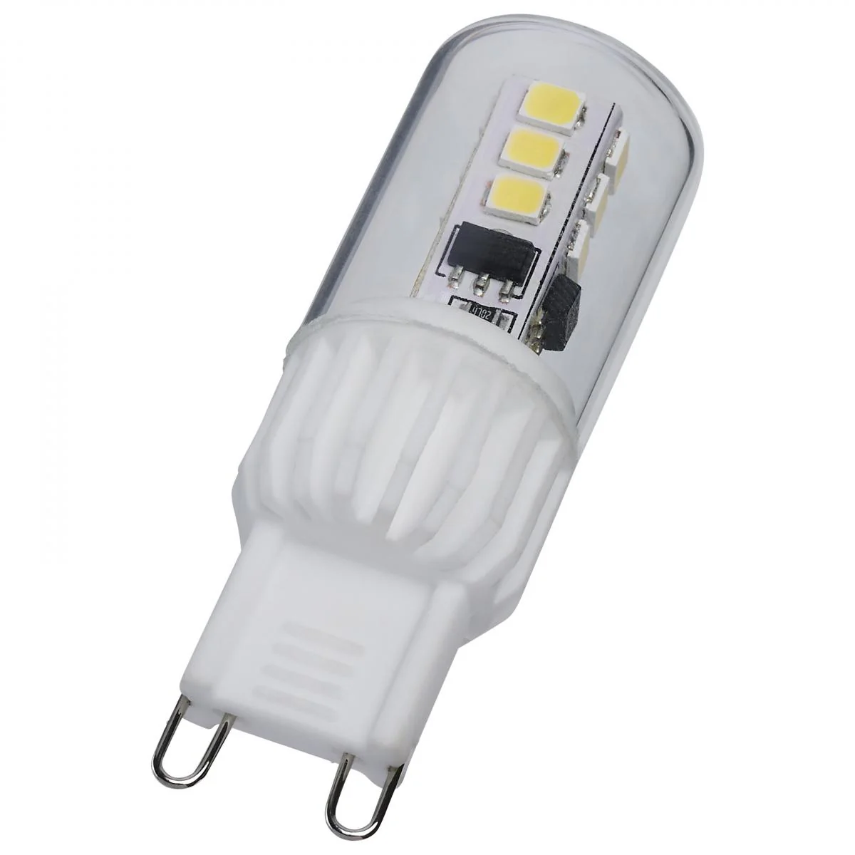 Satco 3.5w Mini LED G9 Double Loop Base 120v 5000K Clear Finish Bulb