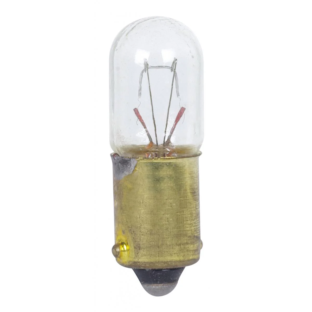 Satco 3.5w T3.25 miniature BA9s Miniature Bayonet base 7v Clear Bulb