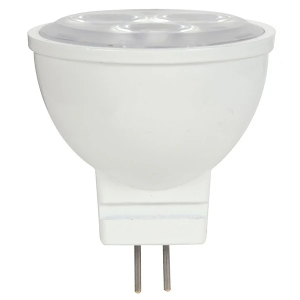 Satco 3w LED MR11 Soft White 3000k GU4 FL25 Light bulb - 20w Equivalent