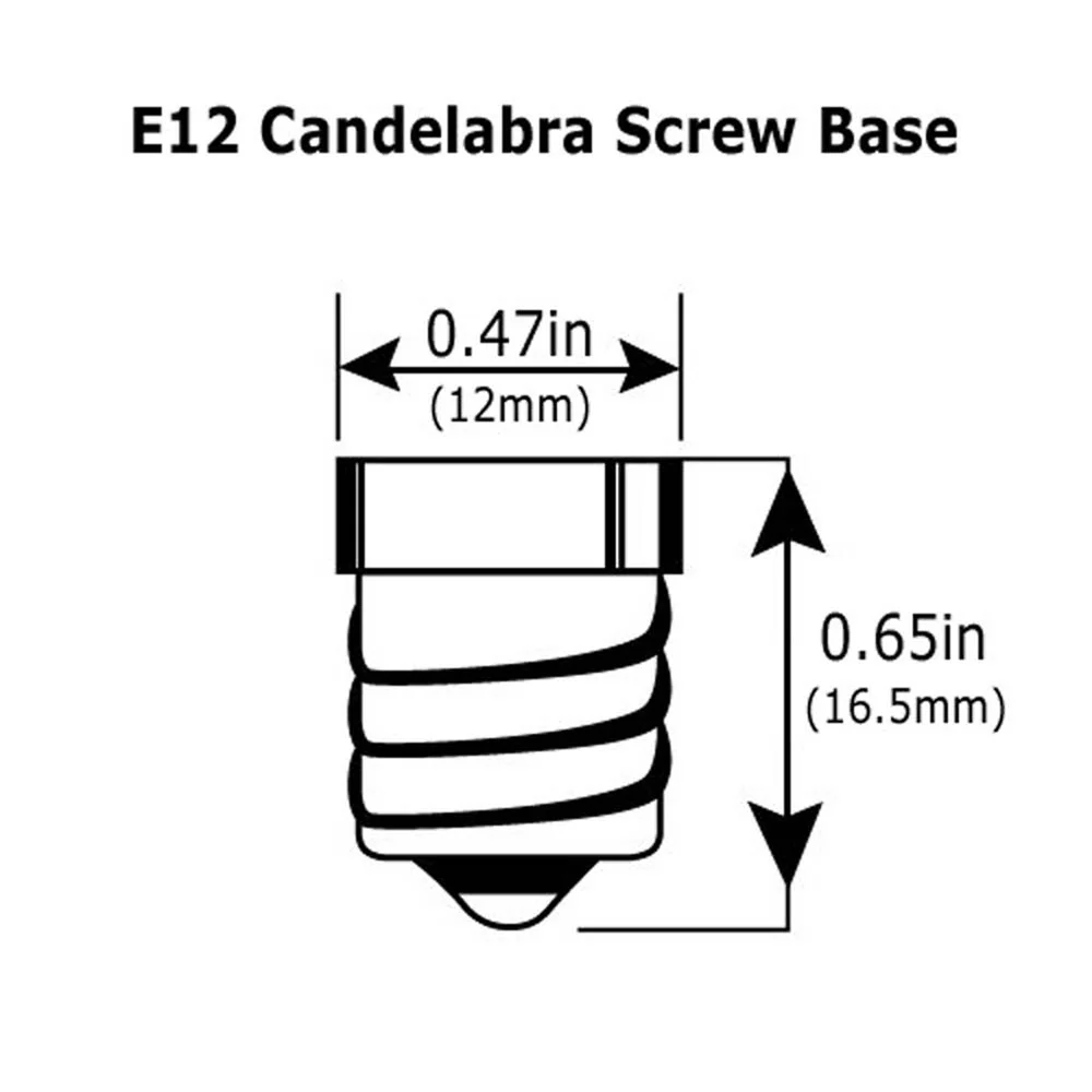 Satco 4w C11 Candle LED Filament E12 Candelabra base 350Lm 3000K Dimmable Bulb - Image 2