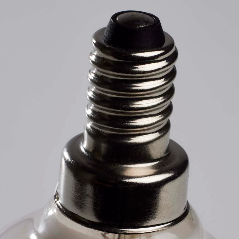 Satco 4w CA10 LED 3000K Candelabra Base Frosted Dimmable - 40w equiv - Image 2
