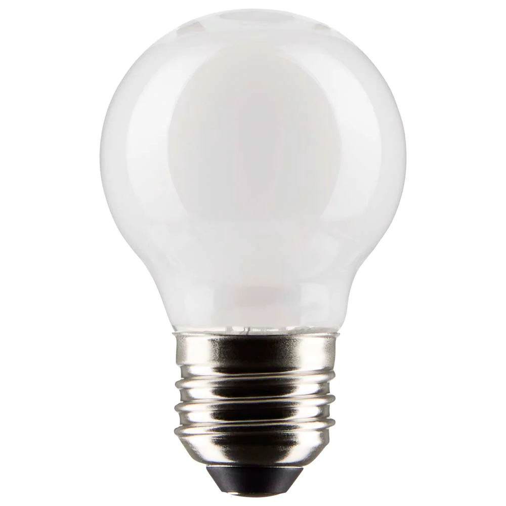 Satco 5.5w G16.5 Globe Filament LED 4000K Medium Base White Dimmable - 60w equiv