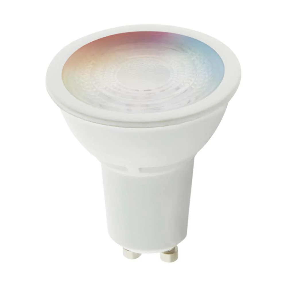 Satco 5.5w MR16 GU10 LED RGB & Tunable White 400Lm 120V Starfish IOT Lamp