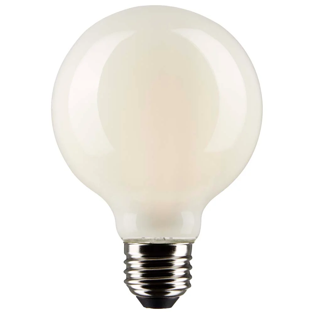 Satco 6w G25 Globe Filament LED 5000K Medium Base White Dimmable - 60w equiv - Image 2