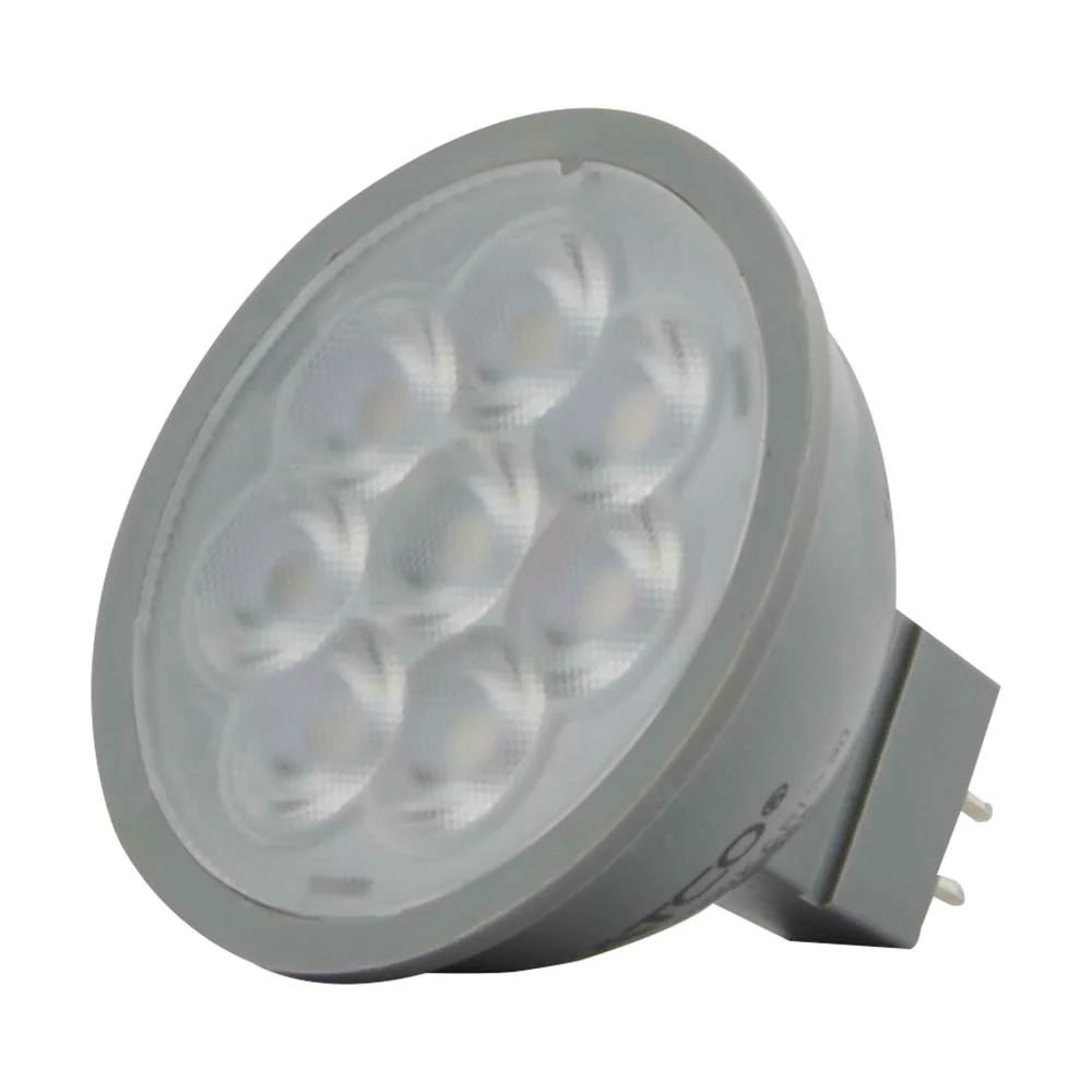 Satco 6w 24v LED MR16 Expanded Line 3000K 40 Degrees Beam GU5.3 Base - 50w-equiv - Image 4