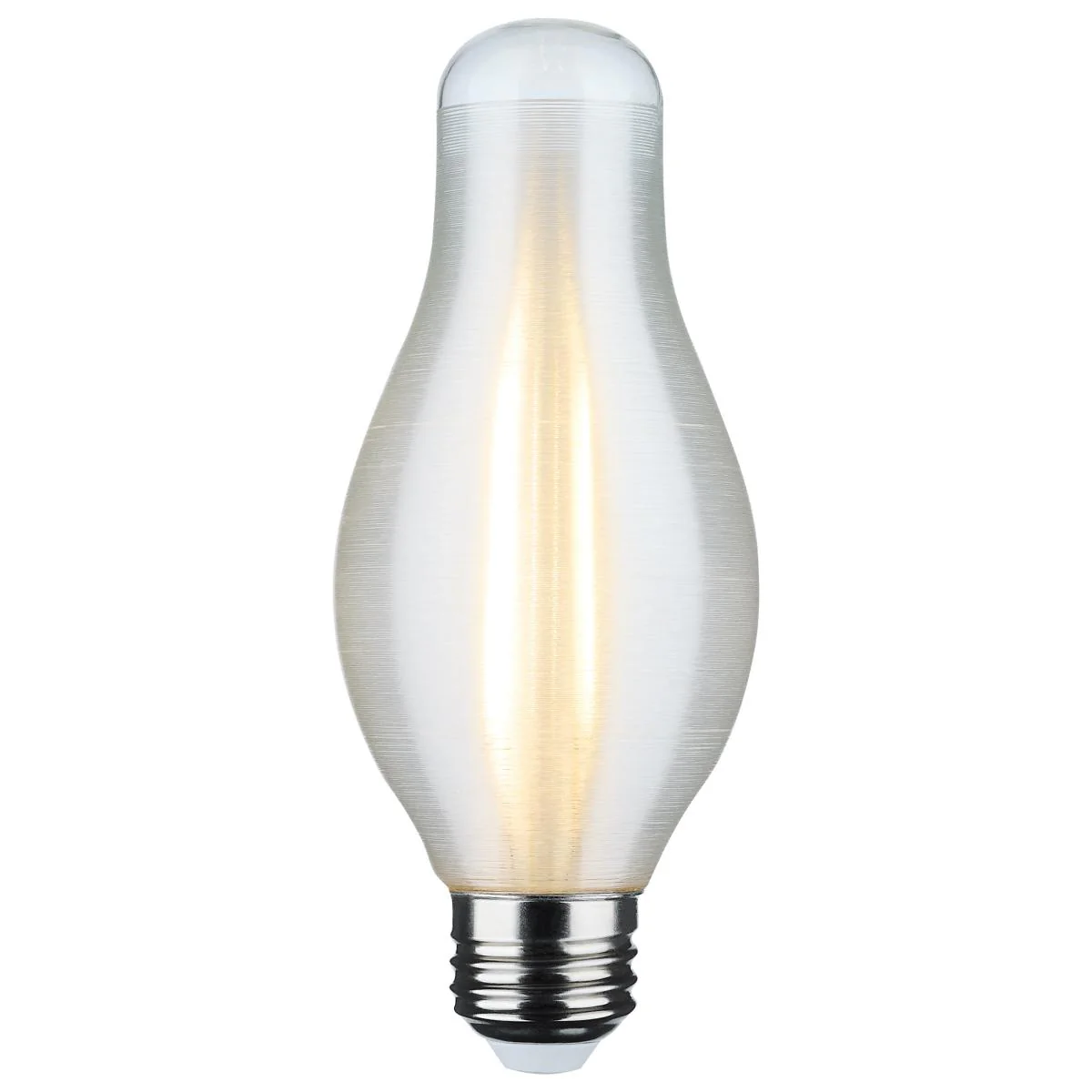 Satco 7w H19 LED 2000K Warm White CCT E26 Medium Base Satin Spun Finish 120v - Image 2