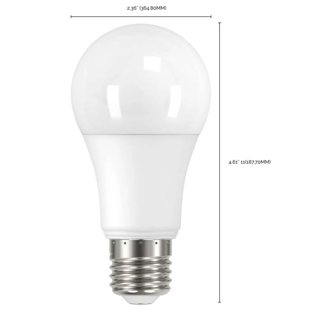 Satco 8.5w A19 LED Commercial Grade Agriculture Bulb 5000K 120v - 75w-equiv - Image 6