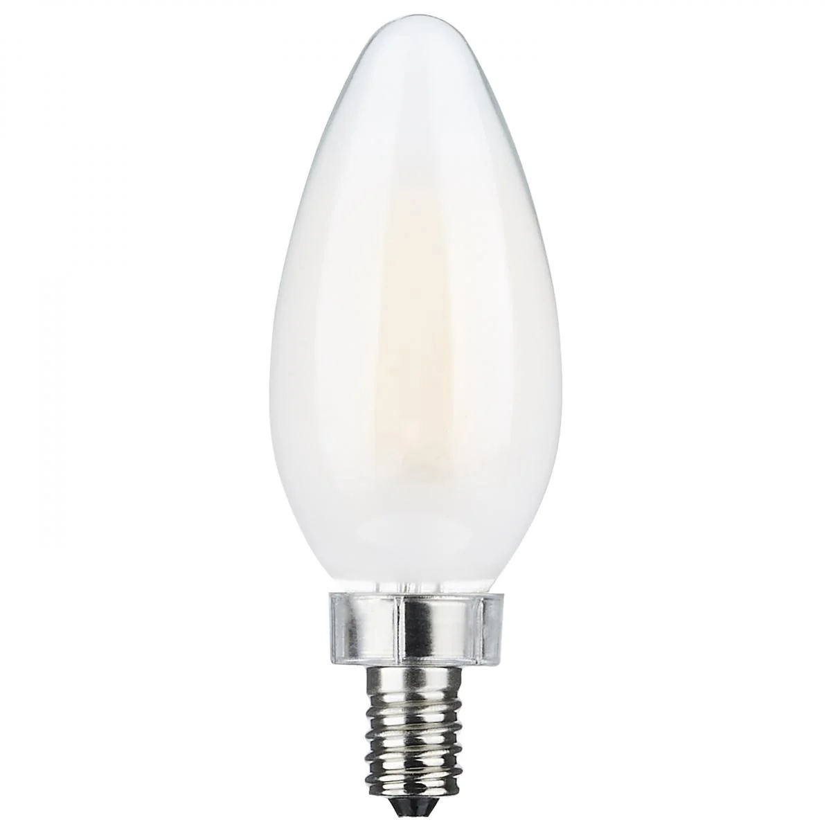 Satco 8w C11 LED 800Lm 3000K 120v Frosted Finish Candelabra Base Bulb