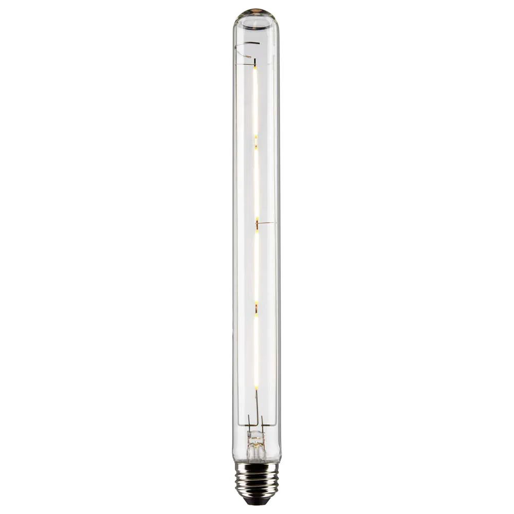 Satco 8w T9 LED 2700K Medium Base Dimmable - 60w equiv - Image 2