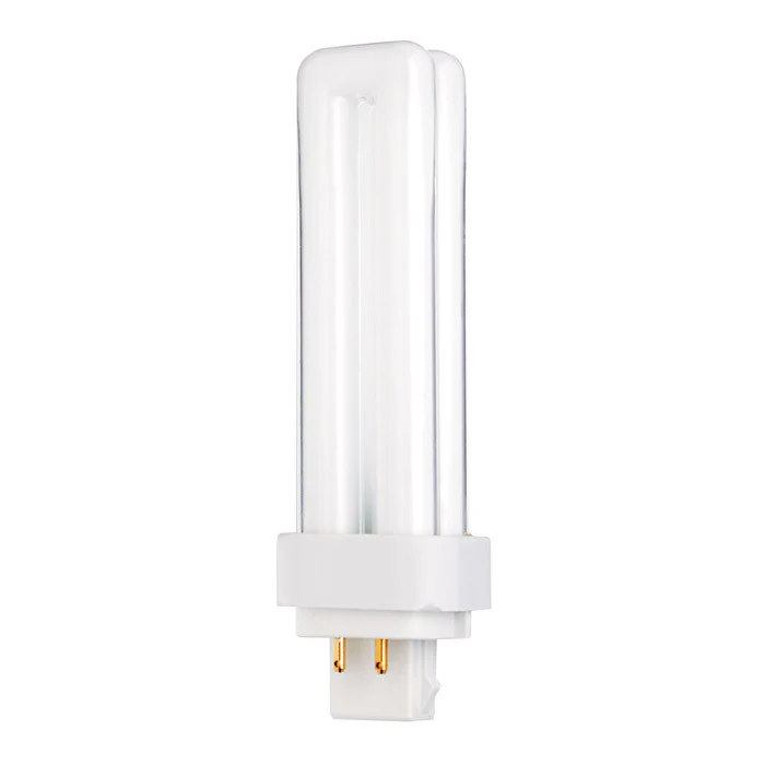 Satco S6729 13W Quad Tube 4-Pin G24Q-1 Plug-In base 2700K fluorescent bulb