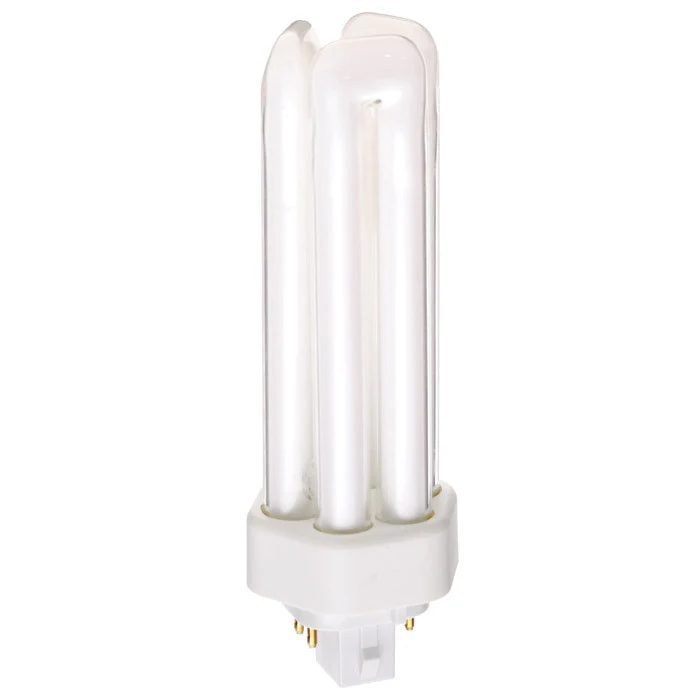Satco S6749 32W Triple Tube 4-Pin GX24Q-3 Plug-In base 2700K fluorescent bulb