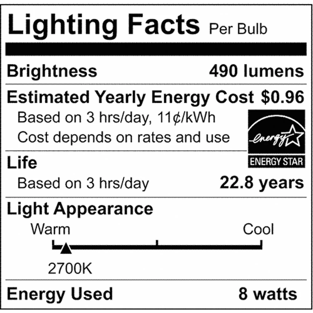 Satco 8w LED MR16 Expanded Line 2700K 40 Degrees Beam GU5.3 Base 12v - 75w-equiv - Image 2