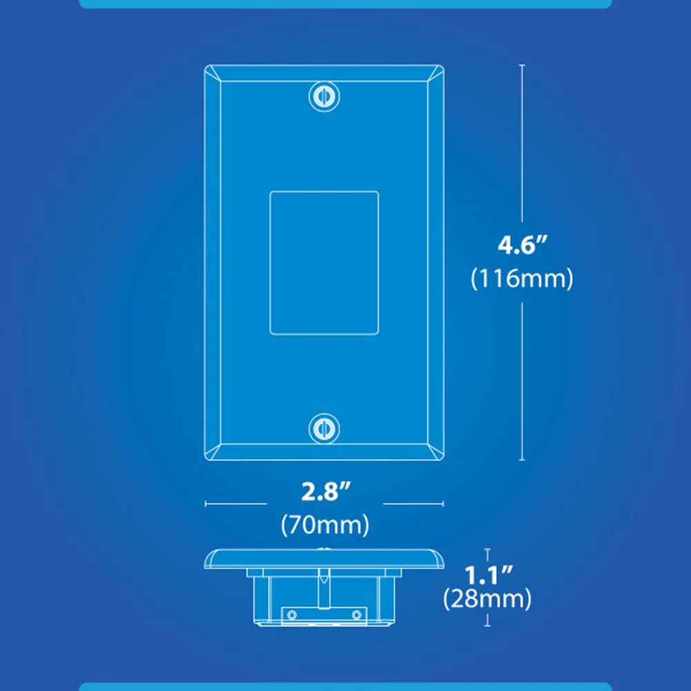 STP2 Frosted Black LED Step Light - Image 2