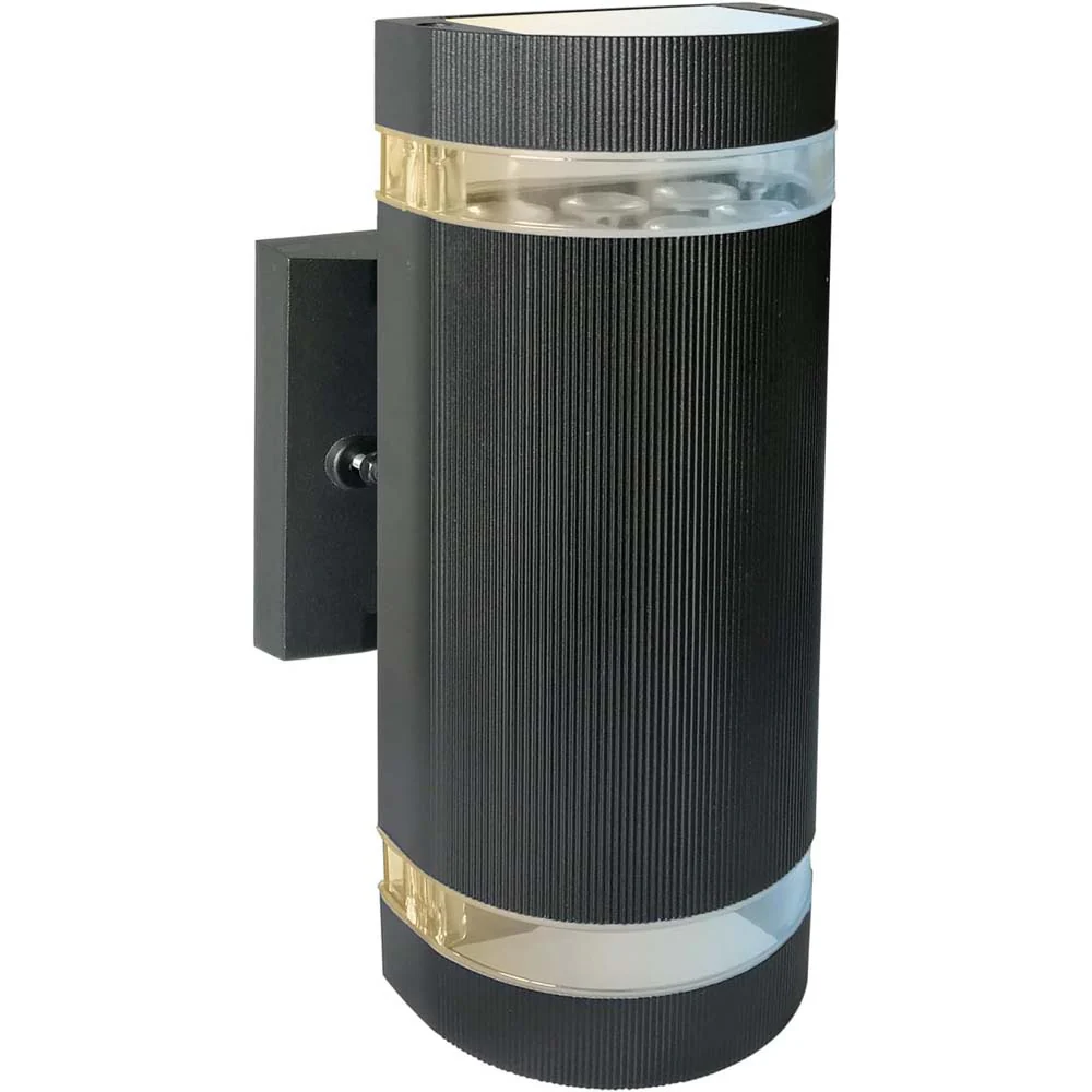 Sunlite 12w LED Half Circle Up/Down CCT Selectable Outdoor Wall Sconce Fixture
