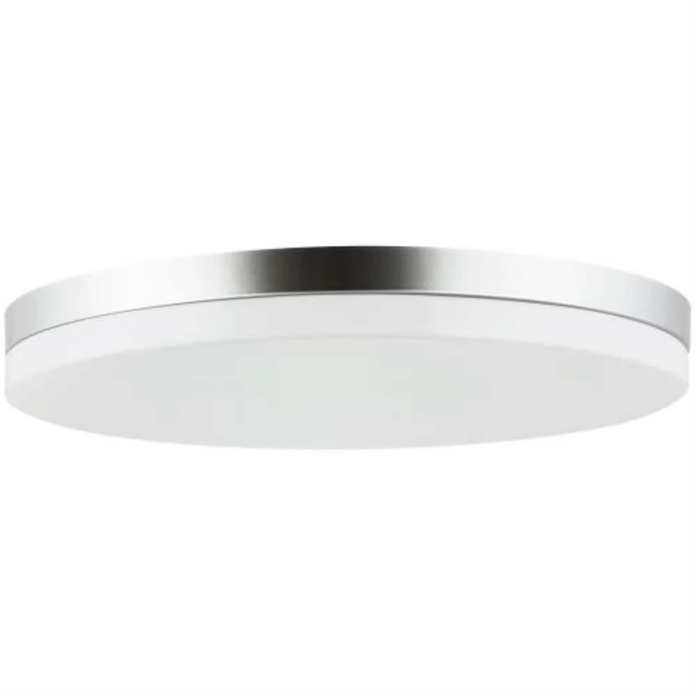 Sunlite 13-in Round LED Solid Band Fixture CCT Tunable White Finish - 120w-equiv
