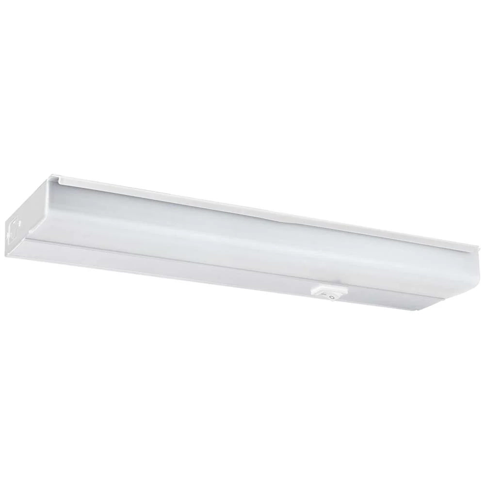 Sunlite 18-In 10w LED Under Cabinet Hardwired Fixture CCT Selectable - 60w equiv