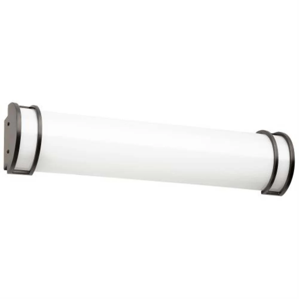 Sunlite 24-in 25w LED Half-Cylinder Fixture CCT Tunable Oil Rubbed Bronze Finish