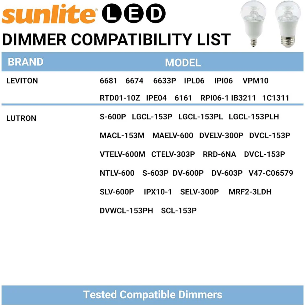 Sunlite 6w LED A15 Ceiling Fan Clear E26 Base 3000K Bulb - 40W Equiv - Image 6