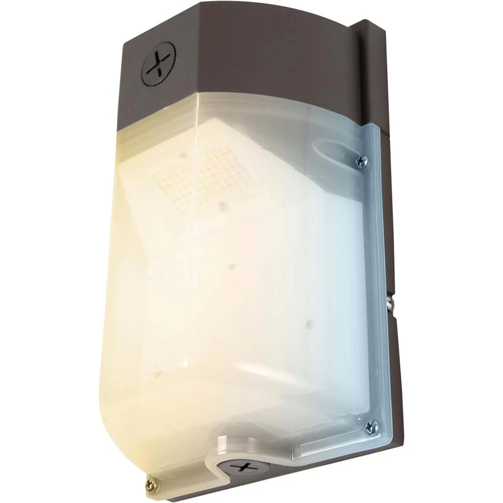 Sunlite LED Mini Wall Pack Outdoor Fixture CCT Wattage Selectable Dimmable