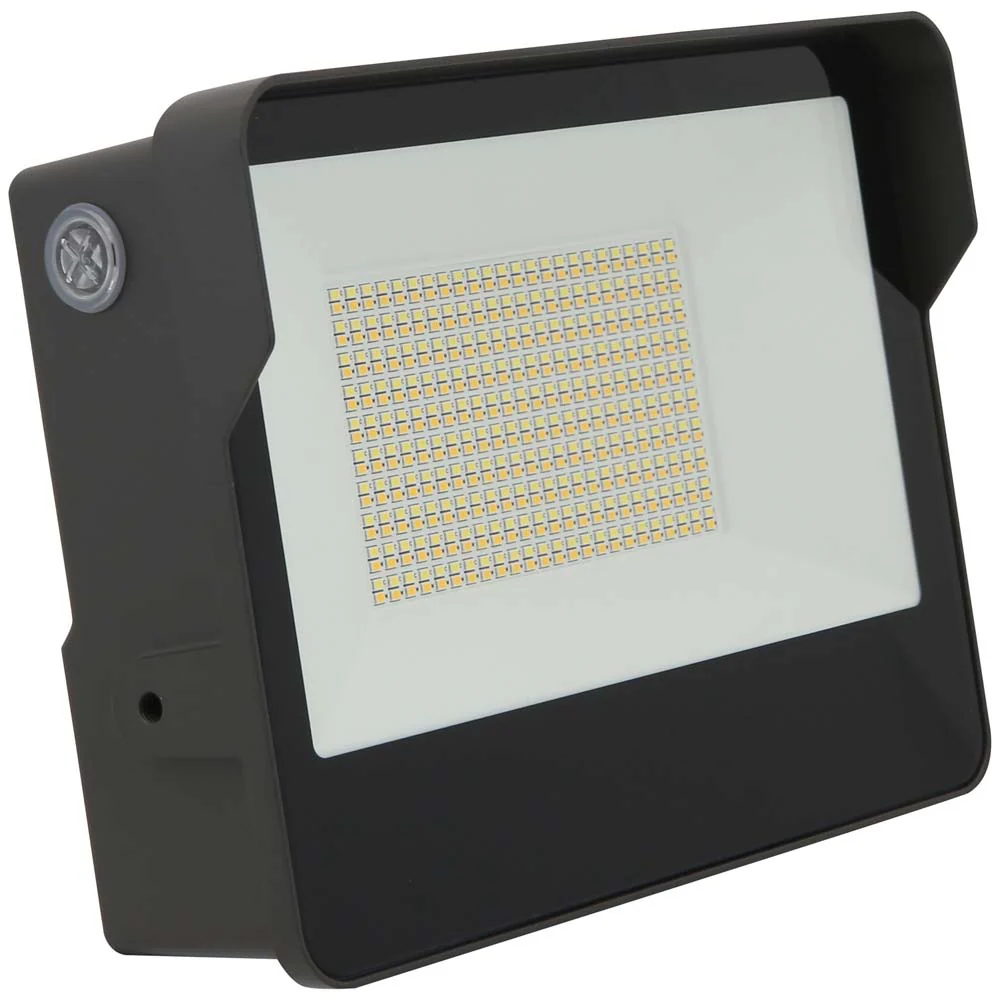 Sunlite LED Outdoor Flood Wall Mount CCT Wattage Selectable 120-277V Dimmable