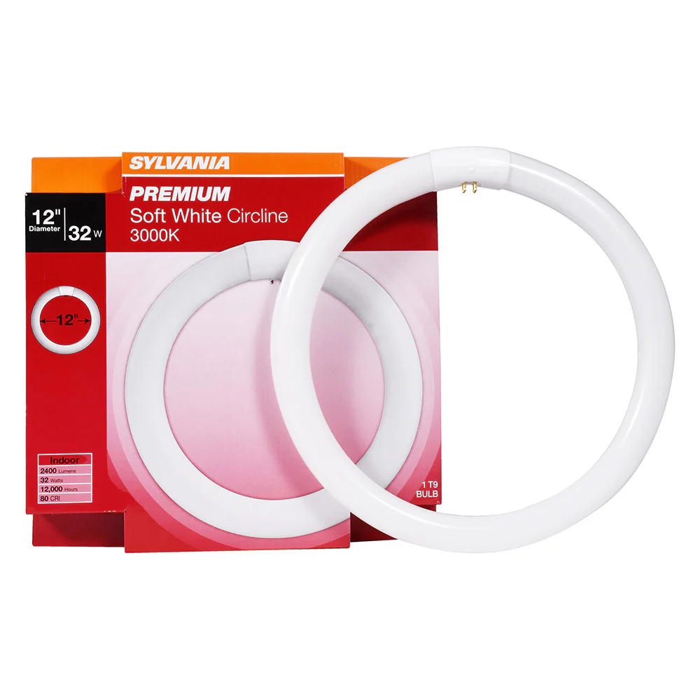 Sylvania FC12T9 32w G10q T9 4-Pin Circline 3000K Soft White Ceiling Light Bulb - Image 2