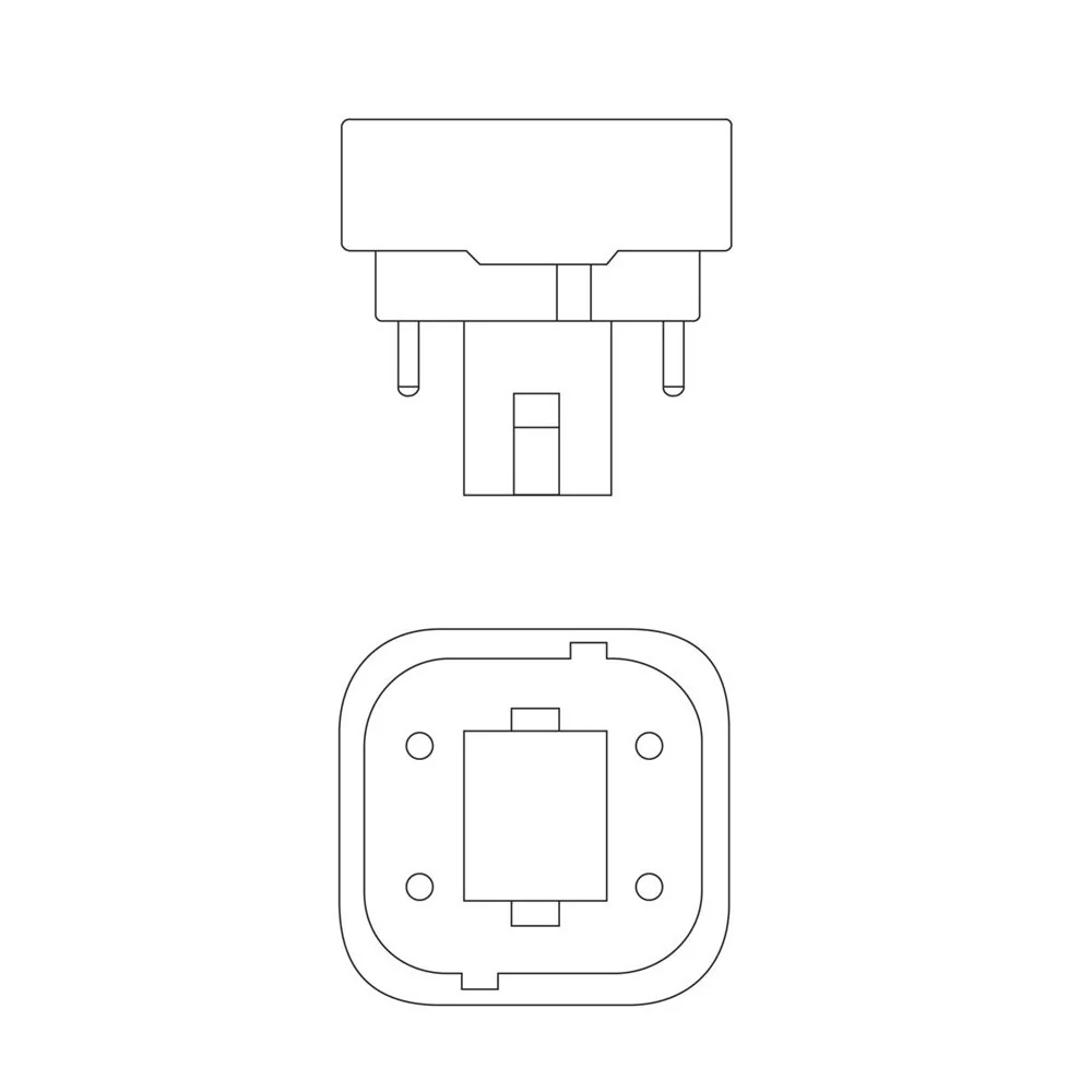 Ushio 3000059 - CF26DE/827 - 26W 2700K - 4 Pin G24q-3 Base - Double Tube CFL - Image 5