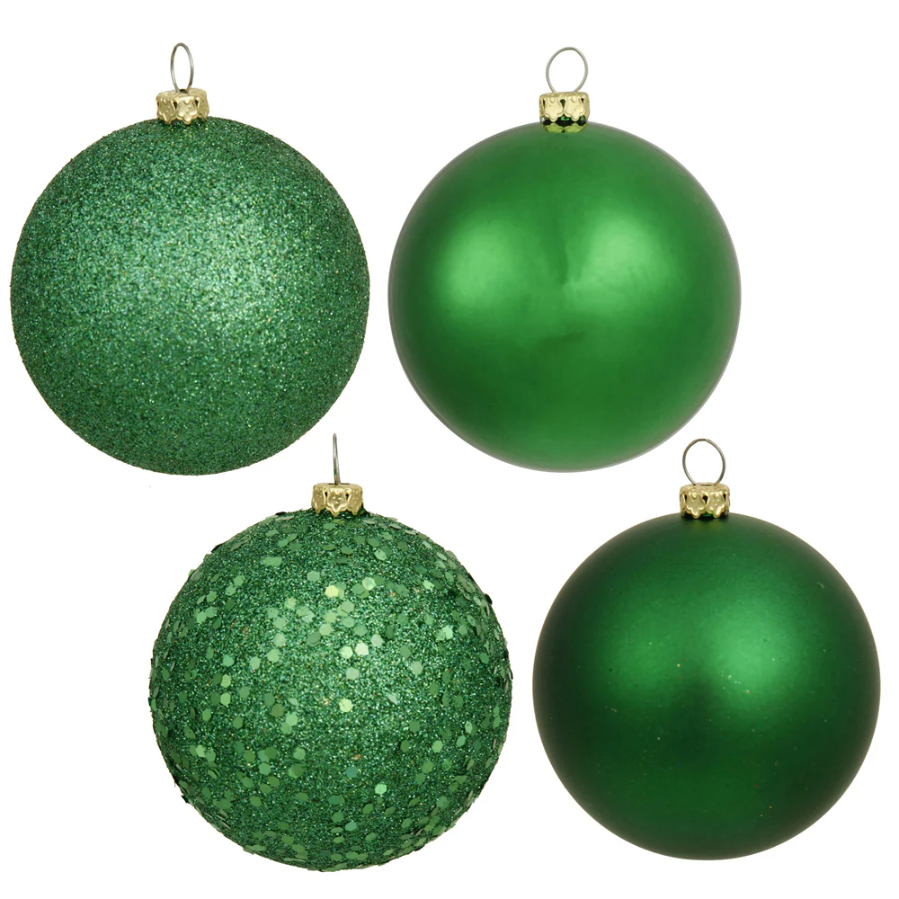 Vickerman 12 in. Green Ball Christmas Ornament