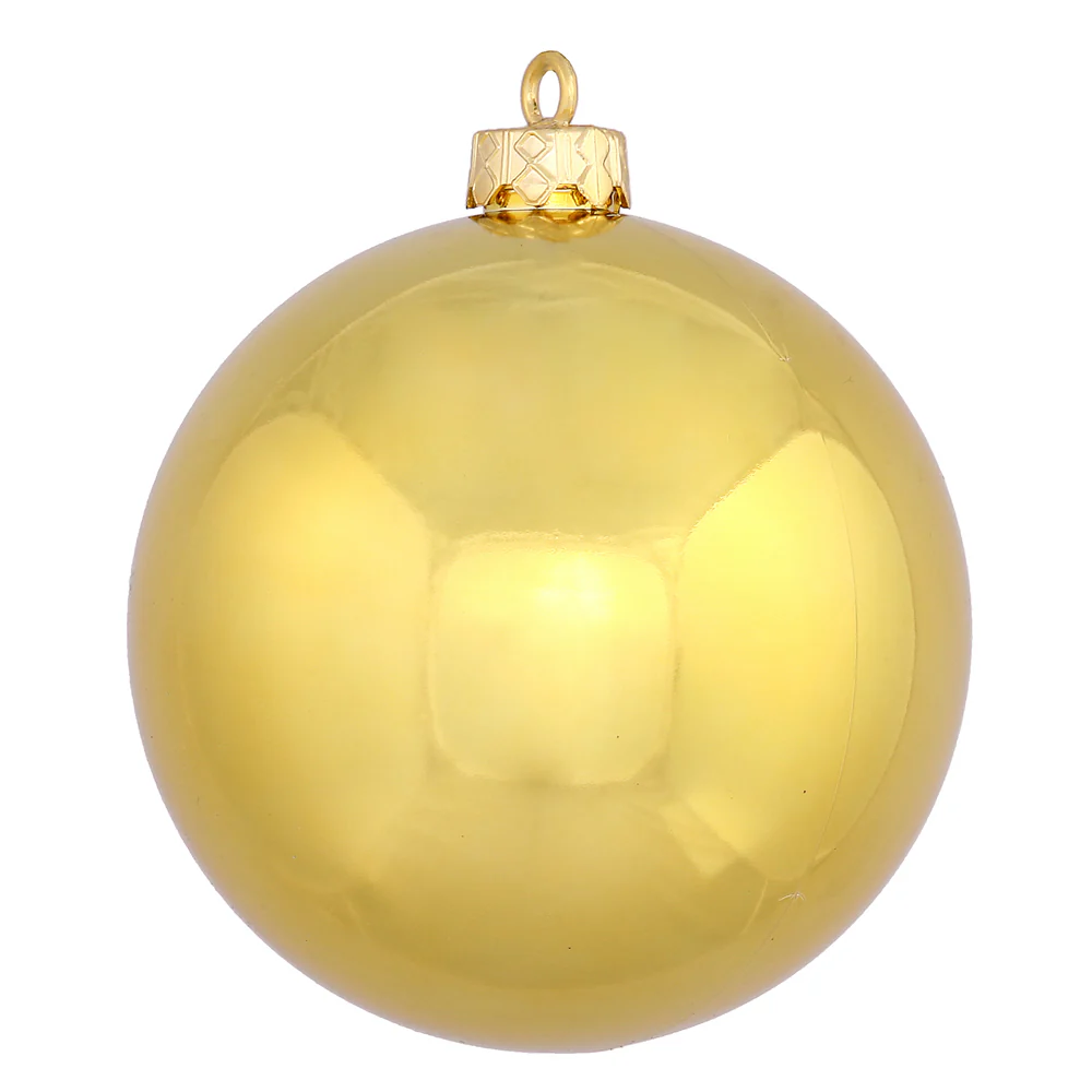 Vickerman 2.4 in. Gold Shiny Ball Christmas Ornament