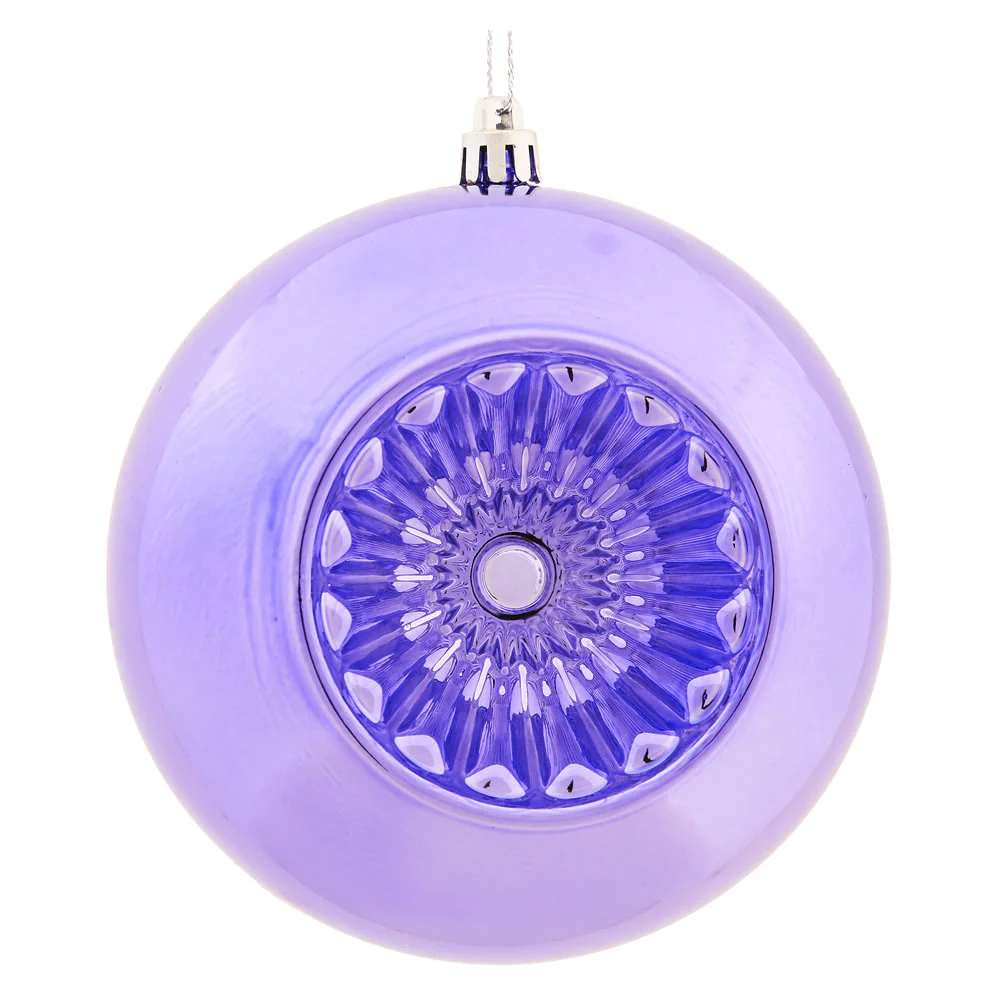 Vickerman 4.75 in. Lavender Shiny Ball Christmas Ornament