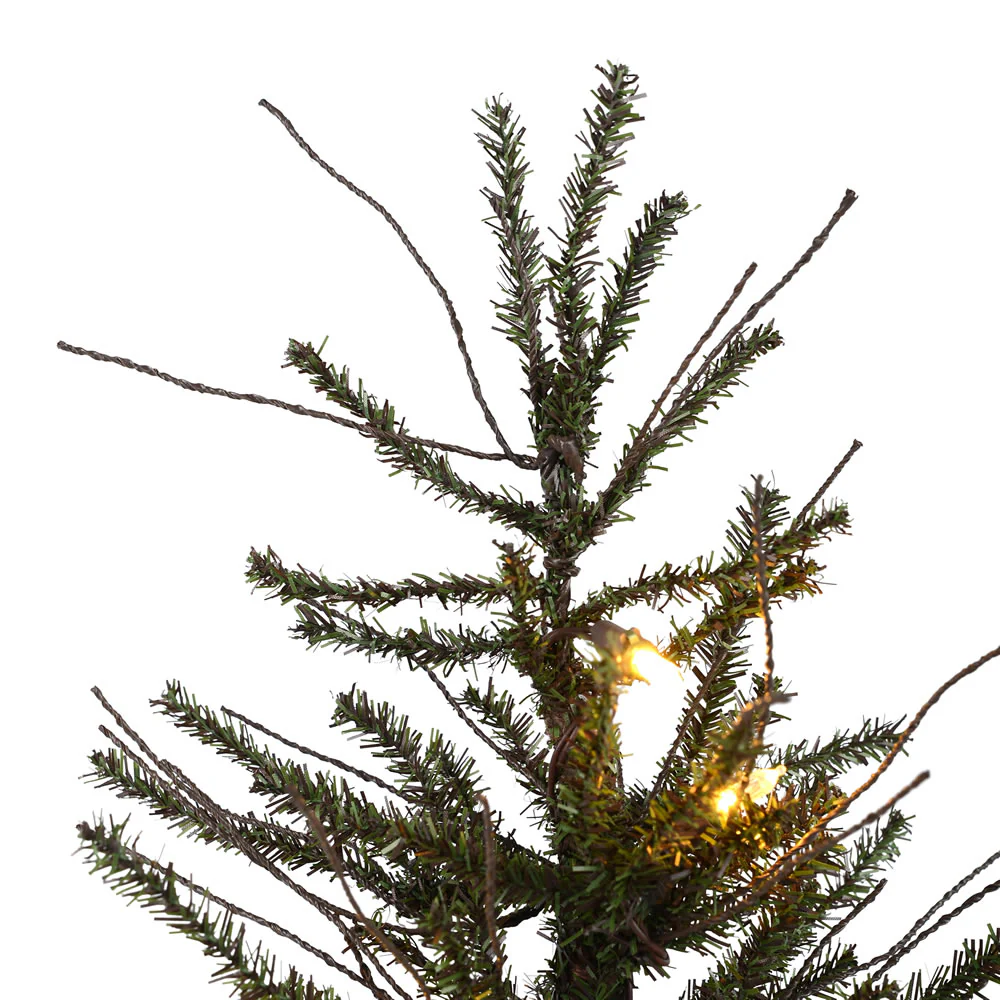 Vickerman 4ft. Vienna Twig Artificial Christmas Tree in LED Lights - Image 2