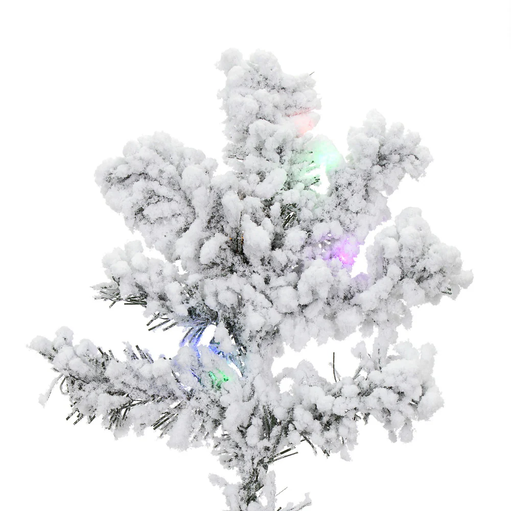 Vickerman 6.5ft. Alaskan Pine Artificial Christmas Tree Multi-Colored LED lights - Image 2