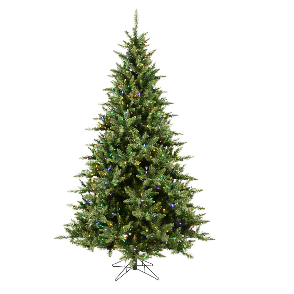 Vickerman 6.5ft. Camdon Fir Artificial Christmas Tree Multi-Colored LED Lights