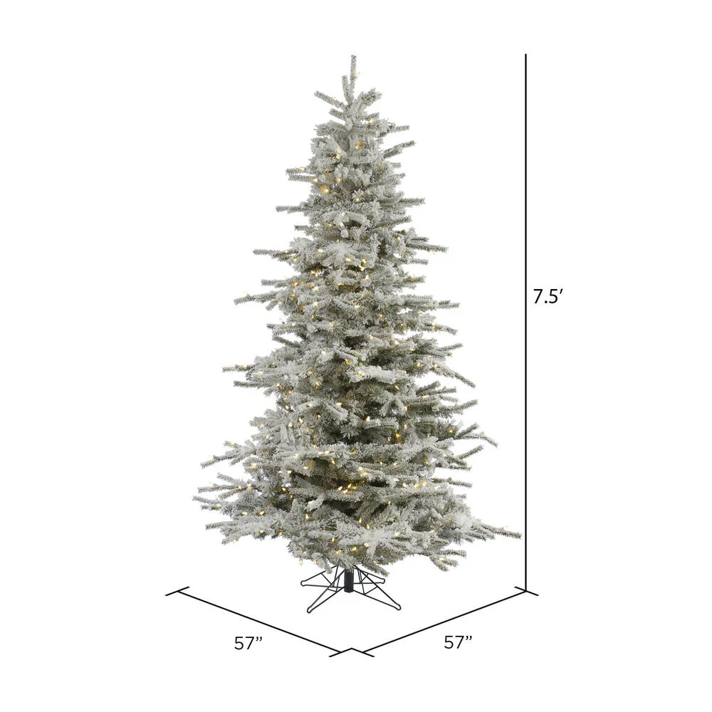 Vickerman 7.5ft. Sierra Fir Artificial Christmas Tree in LED lights - Image 8