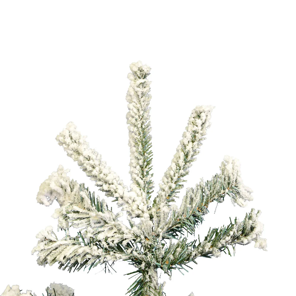 Vickerman 8.5ft. Flocked Sierra Fir Artificial Christmas Tree Unlit - Image 2